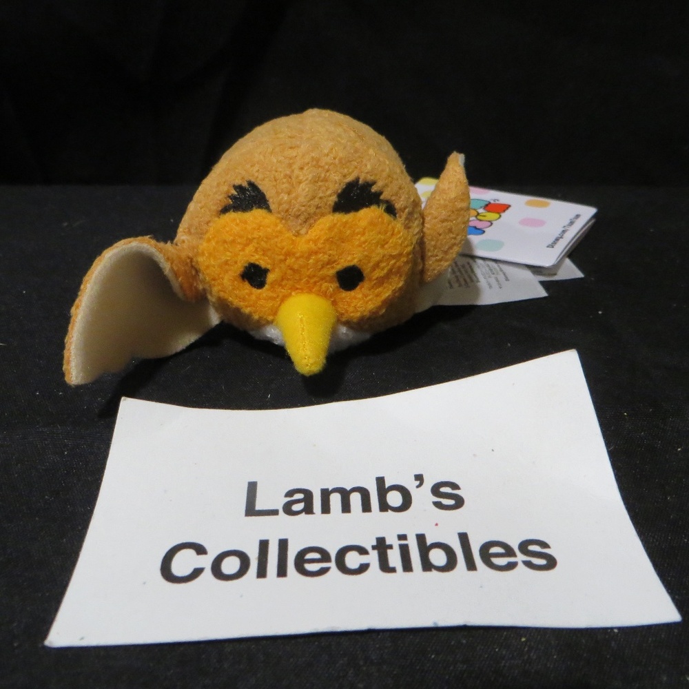 Disney Store Authentic USA Owl Pooh Friend Tsum Tsum plush 3.5" mini plush toy